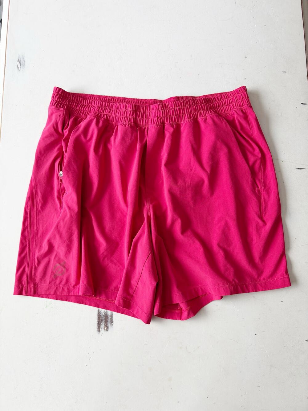 Lululemon men's Peloton shorts pink Sz XXL